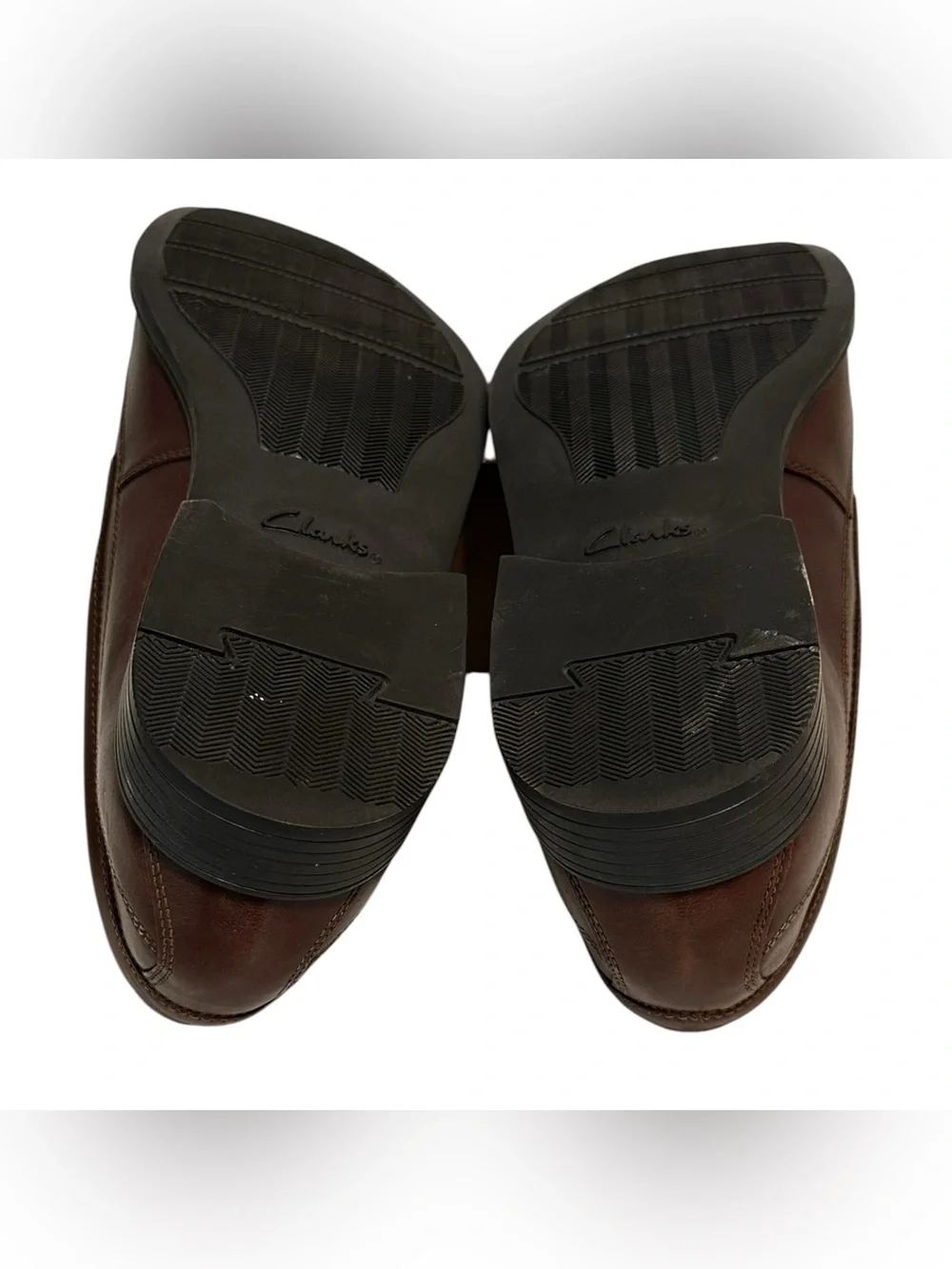 Clarks Tilden Free Shoes Mens Size 12 Brown Slip On Dress Oxford
